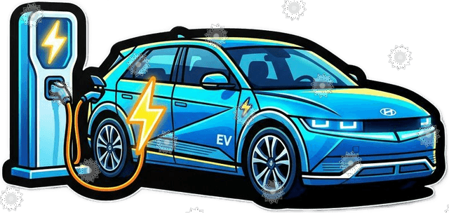Electric Car With Charging Bolt