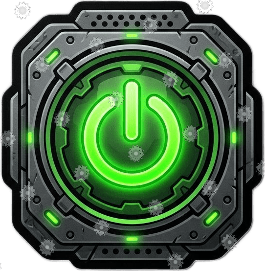 Glowing Console Power Button